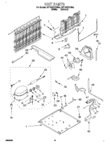06 - Unit, Lit / Optional parts for Whirlpool Refrigerator 3ET18ZKXDW02 from AppliancePartsPros.com
