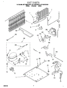 04 - Unit parts for Whirlpool Refrigerator 8ET16NKXDN01 from AppliancePartsPros.com