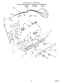 11 - Control parts for Whirlpool Refrigerator 3VED29DQFN01 from AppliancePartsPros.com