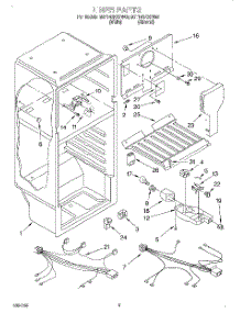 03 - Liner, Lit / Optional parts for Whirlpool Refrigerator 8ET14GKXFN00 from AppliancePartsPros.com