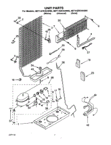 04 - Unit parts for Whirlpool Refrigerator 8ET14ZKXAN00 from AppliancePartsPros.com