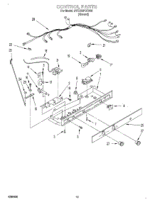 12 - Control, Optional parts for Whirlpool Refrigerator 4YED22PQFN02 from AppliancePartsPros.com
