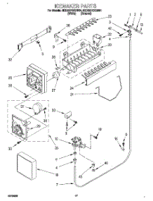 11 - Icemaker parts for Whirlpool Refrigerator 8ED22DQXBN01 from AppliancePartsPros.com