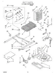09 - Unit parts for Whirlpool Refrigerator 7ED20TQXFW00 from AppliancePartsPros.com