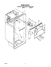 02 - Liner parts for Whirlpool Refrigerator 6ET20DKXAW00 from AppliancePartsPros.com