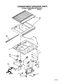 03 - Compartment Separator parts for Whirlpool Refrigerator 6ET20DKXAW00 from AppliancePartsPros.com