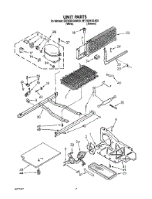 05 - Unit parts for Whirlpool Refrigerator 6ET20DKXAW00 from AppliancePartsPros.com