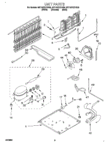 06 - Unit, Lit / Optional parts for Whirlpool Refrigerator 8ET18ZKXDW00 from AppliancePartsPros.com