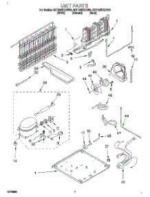 04 - Unit parts for Whirlpool Refrigerator 8ET18NKXDG00 from AppliancePartsPros.com
