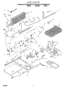 06 - Unit parts for Whirlpool Refrigerator 8ET18NKXAW02 from AppliancePartsPros.com