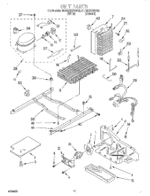 07 - Unit parts for Whirlpool Refrigerator 8ED20ZKXDW02 from AppliancePartsPros.com