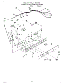 08 - Control, Optional parts for Whirlpool Refrigerator 8ED20ZKXFW04 from AppliancePartsPros.com