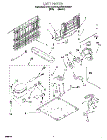 05 - Unit parts for Whirlpool Refrigerator 3ET21DKXDN01 from AppliancePartsPros.com
