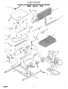 05 - Unit parts for Whirlpool Refrigerator 8ET18DKXBG00 from AppliancePartsPros.com
