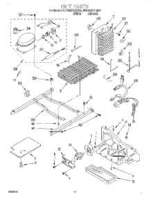 07 - Unit parts for Whirlpool Refrigerator 8ED20ZKXDN03 from AppliancePartsPros.com