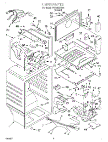 02 - Liner parts for Whirlpool Refrigerator 4YET22DKFN01 from AppliancePartsPros.com