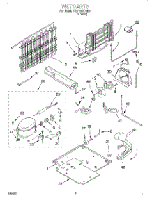 05 - Unit parts for Whirlpool Refrigerator 4YET22DKFN01 from AppliancePartsPros.com