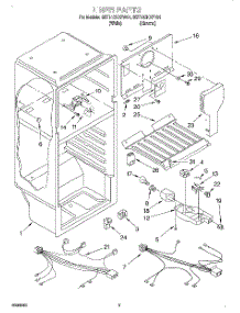 03 - Liner parts for Whirlpool Refrigerator 8ET14GKXFW01 from AppliancePartsPros.com