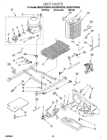 09 - Unit parts for Whirlpool Refrigerator 8ED22PWXBN00 from AppliancePartsPros.com