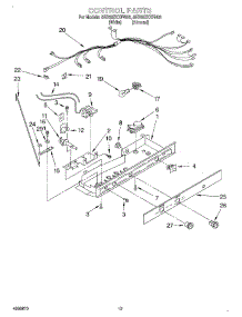 08 - Control, Optional parts for Whirlpool Refrigerator 8ED20ZKXFN02 from AppliancePartsPros.com