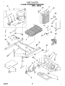 09 - Unit parts for Whirlpool Refrigerator 4YED22PWDN00 from AppliancePartsPros.com