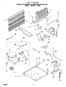 04 - Unit parts for Whirlpool Refrigerator 8ET16NKXDN00 from AppliancePartsPros.com