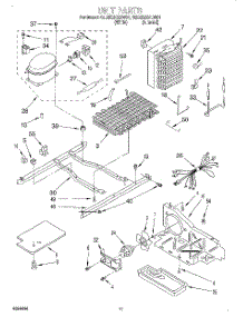 07 - Unit parts for Whirlpool Refrigerator 4ED20ZKXDN01 from AppliancePartsPros.com