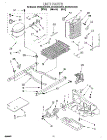 07 - Unit parts for Whirlpool Refrigerator 8ED20ZKXDW01 from AppliancePartsPros.com