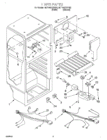 03 - Liner, Lit / Optional parts for Whirlpool Refrigerator 8ET14GKXFN02 from AppliancePartsPros.com