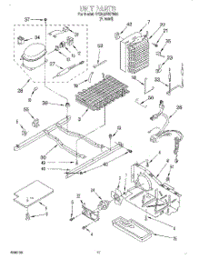 07 - Unit parts for Whirlpool Refrigerator 4YED20TKFN00 from AppliancePartsPros.com