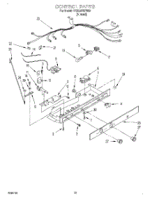 08 - Control, Optional parts for Whirlpool Refrigerator 4YED20TKFN00 from AppliancePartsPros.com