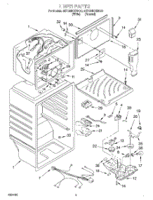 03 - Liner parts for Whirlpool Refrigerator 4ET16NKXEN00 from AppliancePartsPros.com
