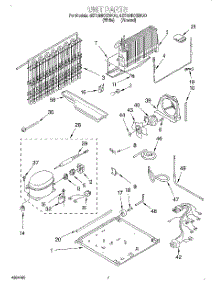 04 - Unit parts for Whirlpool Refrigerator 4ET16NKXEN00 from AppliancePartsPros.com