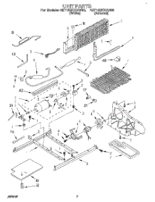 06 - Unit parts for Whirlpool Refrigerator 4ET18ZKXAW00 from AppliancePartsPros.com