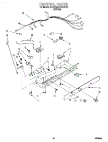 11 - Control parts for Whirlpool Refrigerator 3VED29DQBW00 from AppliancePartsPros.com