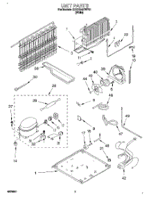 04 - Unit parts for Whirlpool Refrigerator 3XARG457WP01 from AppliancePartsPros.com