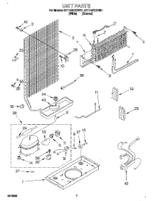 04 - Unit parts for Whirlpool Refrigerator 3ET14GKXBN01 from AppliancePartsPros.com