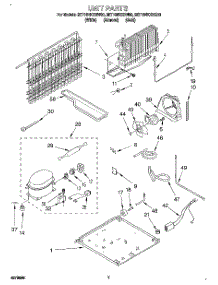 04 - Unit parts for Whirlpool Refrigerator 3ET16NKXBG00 from AppliancePartsPros.com