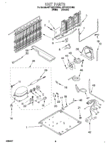 06 - Unit, Lit / Optional parts for Whirlpool Refrigerator 4ET18ZKXDW02 from AppliancePartsPros.com