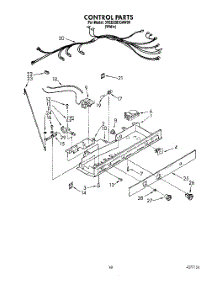 11 - Control parts for Whirlpool Refrigerator 3VED29DQAW00 from AppliancePartsPros.com