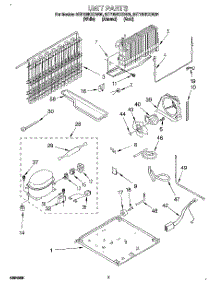 04 - Unit parts for Whirlpool Refrigerator 3ET16NKXDW01 from AppliancePartsPros.com