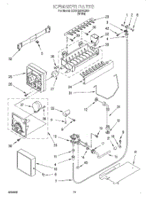 11 - Ice Maker, Lit / Optional parts for Whirlpool Refrigerator 3XARG458GD00 from AppliancePartsPros.com