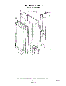 13 - Serva-Door , Not Illustrated And Opional parts for Whirlpool Refrigerator 3ED26MMXRWR0 from AppliancePartsPros.com