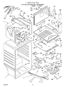 02 - Liner parts for Whirlpool Refrigerator 3VET23DKFN00 from AppliancePartsPros.com