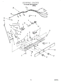 11 - Control parts for Whirlpool Refrigerator 3ED27DQXFW00 from AppliancePartsPros.com