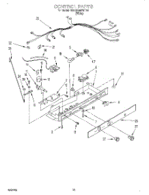 08 - Control, Lit / Optional parts for Whirlpool Refrigerator 3XARG496WP02 from AppliancePartsPros.com