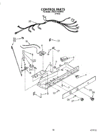 11 - Control parts for Whirlpool Refrigerator 3VED27DQAW00 from AppliancePartsPros.com