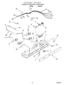 11 - Control parts for Whirlpool Refrigerator 4YED25DQFW01 from AppliancePartsPros.com