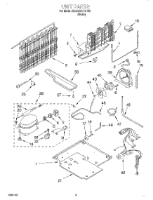 05 - Unit parts for Whirlpool Refrigerator 3XARG477GF03 from AppliancePartsPros.com