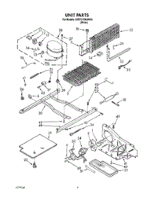 05 - Unit parts for Whirlpool Refrigerator 3VET21DKAW00 from AppliancePartsPros.com